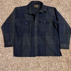 Filson Men's Dark Blue Checkered Jacket